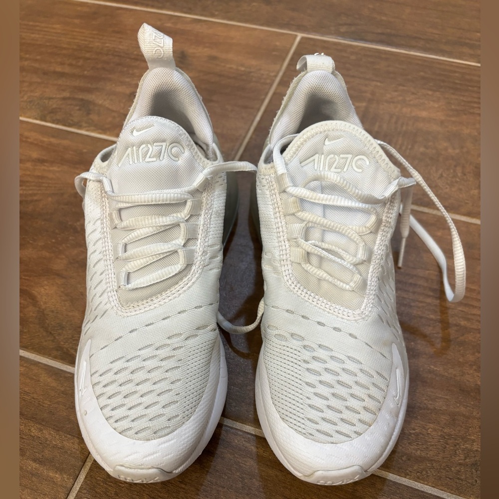 Nike Air Max 270 Girls White, Size 4.5